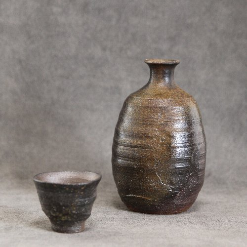 丹波田土徳利と盃