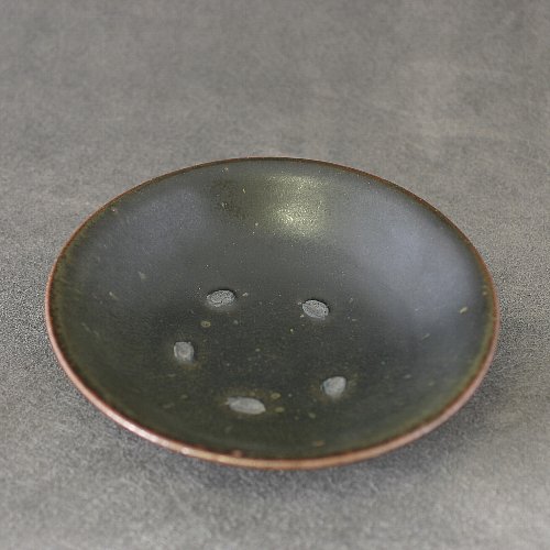 玄釉5.3寸浅鉢1