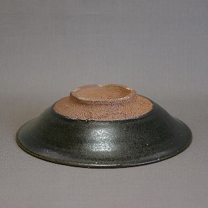 玄釉７寸浅鉢2
