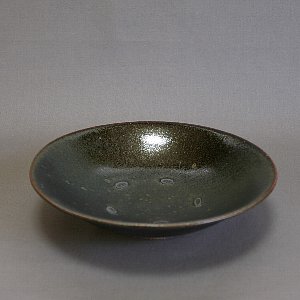 玄釉７寸浅鉢
