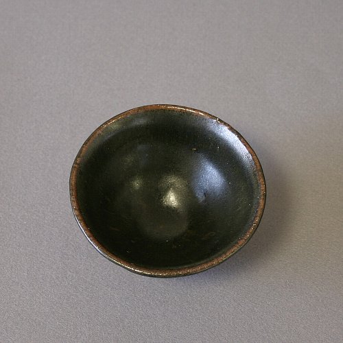 玄釉ぐい呑み1
