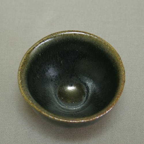 玄釉ぐい呑み1