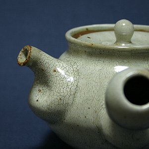 粉引の急須3