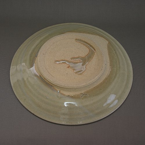 粉引の８寸皿3