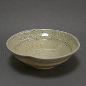 白化粧胴〆五寸鉢1
