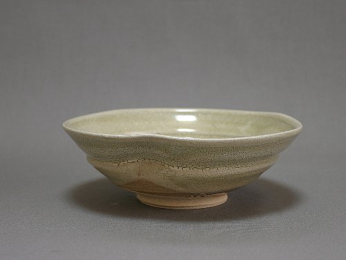 白化粧胴〆五寸小鉢