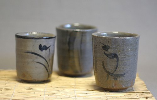 京唐津湯呑み