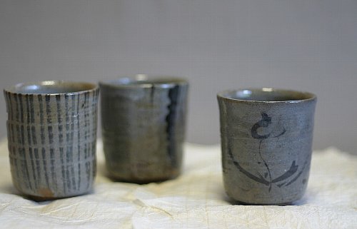 京唐津湯呑み