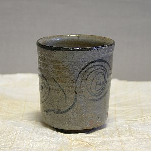 京唐津湯呑み1