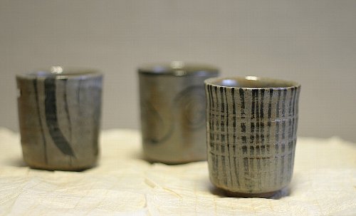 京唐津湯呑み